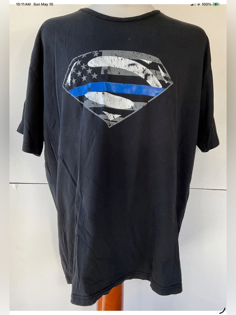 NYPD SUPERMAN GRAPHIC T-SHIRT SIZE 2XL